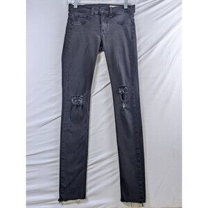 Rag & Bone Jeans Womens Size 25 Distressed‎ Black Legging